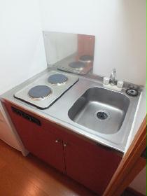 Kitchen. Two-burner electric stove