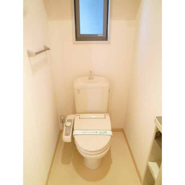 Toilet. With window