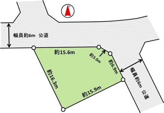 Compartment figure. Land plots land area / 199.22 sq m (60.26 square meters)