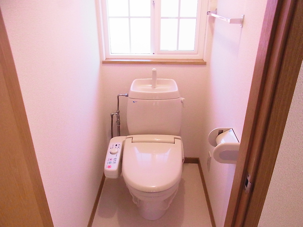 Toilet. With cleaning toilet seat