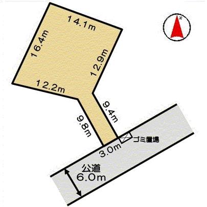 Compartment figure. ● Land area: 246.82 sq m (74.66 square meters)