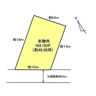 Compartment figure. Chiba City, green-ku Namami field 6-chome