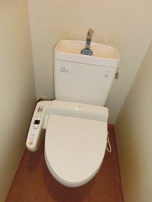 Toilet. Toilet with warm water washing toilet seat