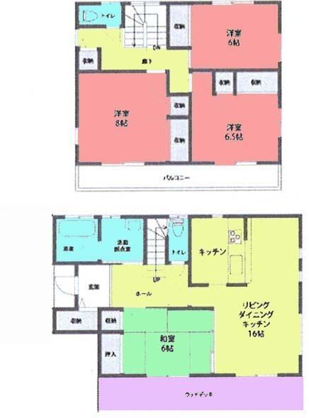 Floor plan. 25,800,000 yen, 4LDK, Land area 235.92 sq m , Building area 110.96 sq m