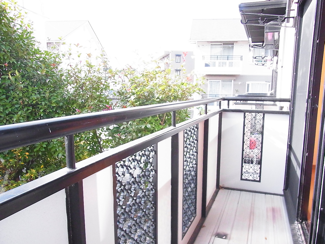 Balcony. Spacious balcony