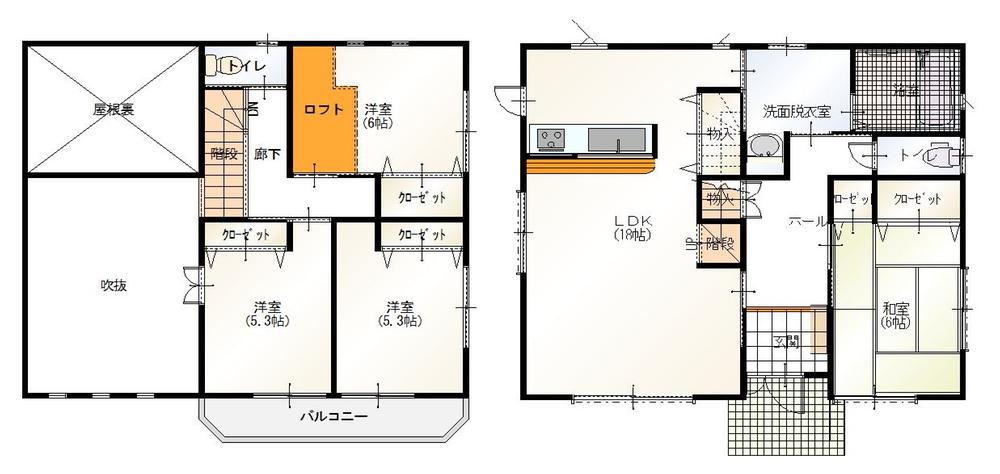 Floor plan. 23.8 million yen, 4LDK, Land area 329.39 sq m , Building area 105.15 sq m 4LDK