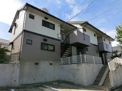 Building appearance. Daiwa House apartment construction