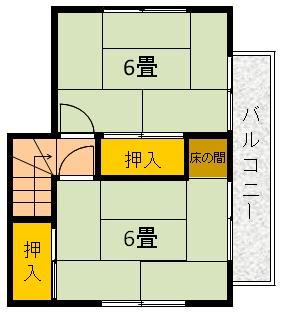 Building plan example (floor plan). Is a floor plan of Furuya. 