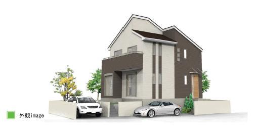 Building plan example (Perth ・ appearance). Building plan example