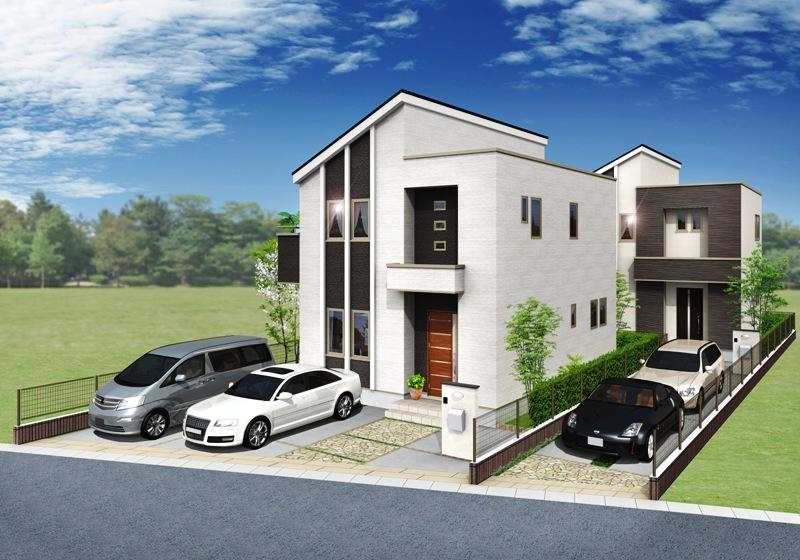 Building plan example (Perth ・ appearance). Building plan example ( No. 4 locations) Building Price 17.8 million yen, Building area 114.26 sq m * image, It will be the ones that caused draw a Perth based on the reference plan. 