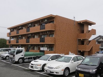 Building appearance. Beautiful appearance of orange