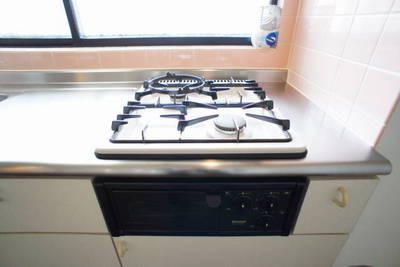 Kitchen. Two-burner stove with system Kitchen