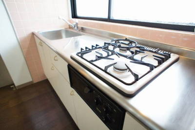 Kitchen. Two-burner stove with system Kitchen