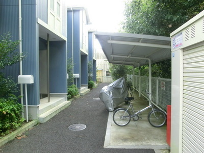 Other common areas. bicycle parking space