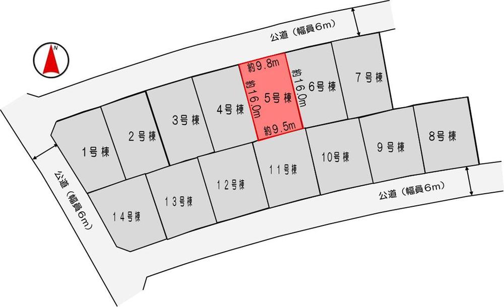 Compartment figure. 22,300,000 yen, 4LDK, Land area 154.96 sq m , Building area 98.05 sq m