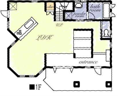 Floor plan. 38,500,000 yen, 3LDK + 2S (storeroom), Land area 166.06 sq m , Building area 116.35 sq m 1 floor