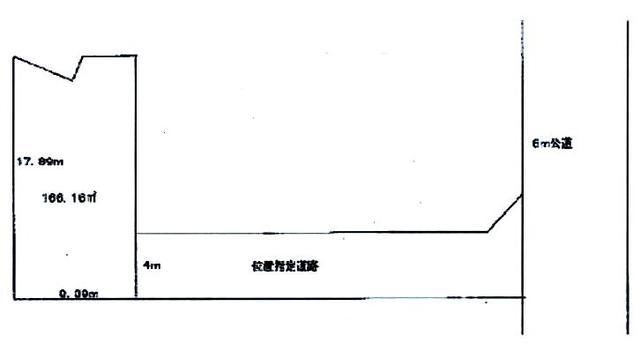 Compartment figure. Land price 8.3 million yen, Land area 166.16 sq m