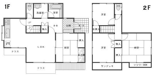 Floor plan. 7.3 million yen, 4LDK, Land area 198.12 sq m , Building area 95.22 sq m