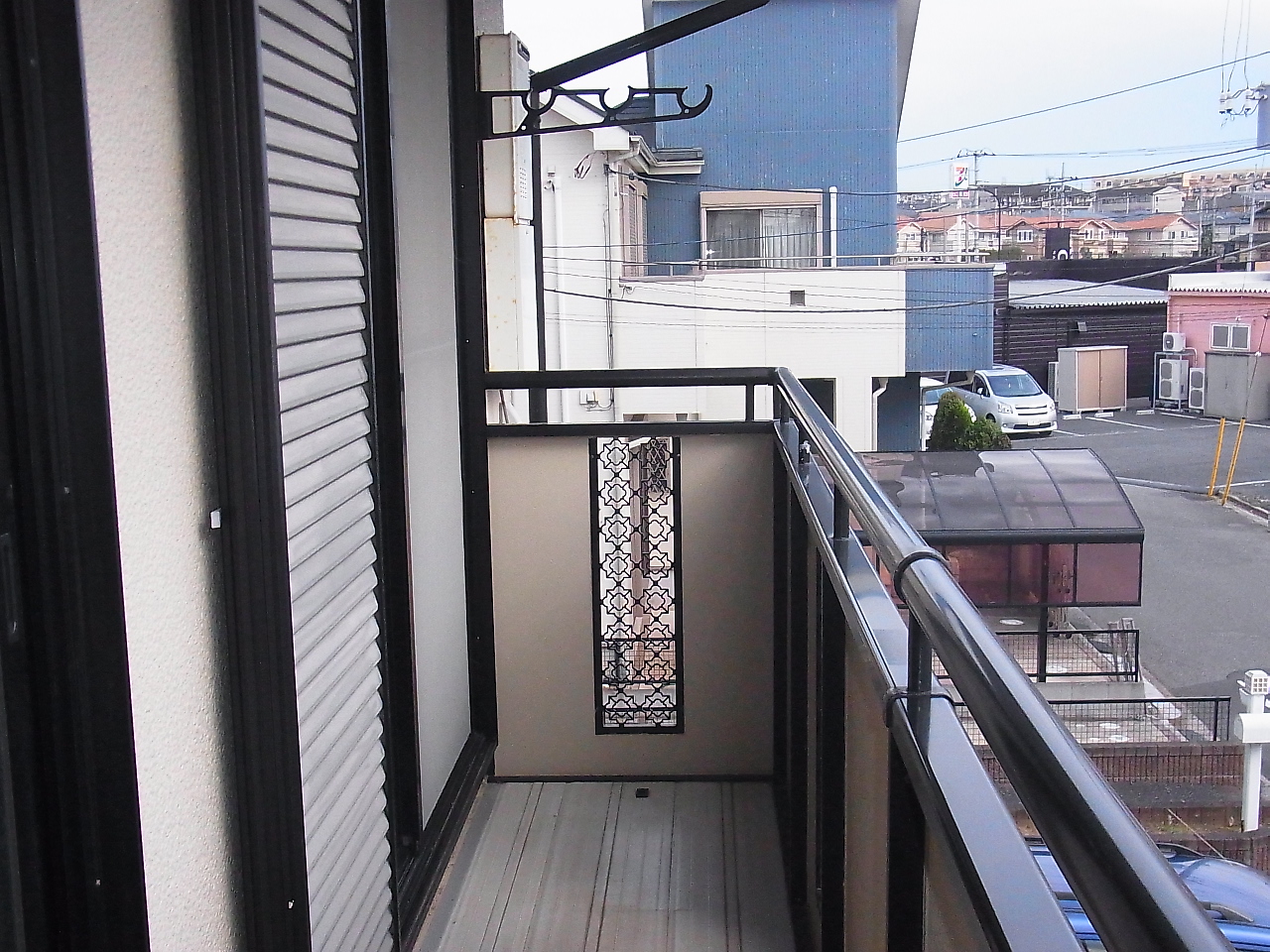 Balcony. Balcony is wide