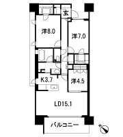 Floor: 3LDK + 2WIC + N + SIC, the area occupied: 90.5 sq m, Price: 37,180,000 yen, now on sale