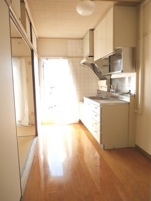 Kitchen. You are out to a balcony from the sweep have windows kitchen.