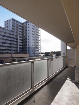 Balcony. Plug the bright sunlight from the balcony