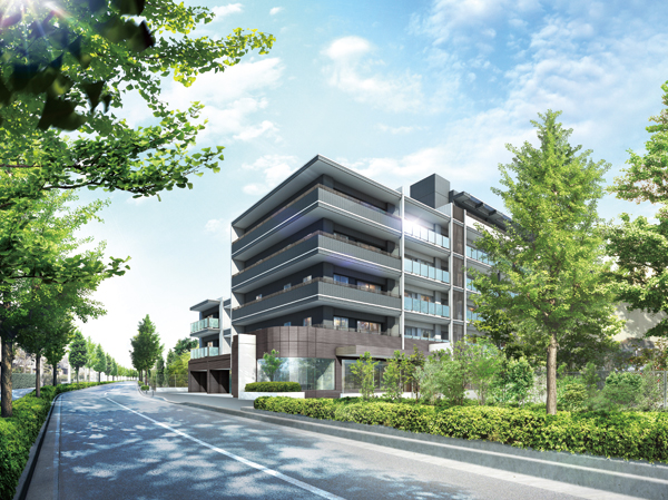 Other. Building Exterior - Rendering. Adjacent to the north Isobe park. Tucked as wrapped in lush greenery along with the street trees <Daiaparesu Kemigawa beach terrace>. Coupled with the location of a quiet residential area, It has become a living environment that is calm