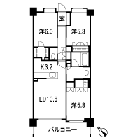 Floor: 3LDK, occupied area: 70.68 sq m, Price: 32,300,000 yen, now on sale
