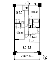 Floor: 3LDK, occupied area: 75.07 sq m, Price: 33,400,000 yen, now on sale