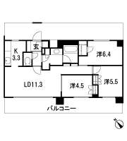 Floor: 3LDK, occupied area: 70.03 sq m, Price: 37,400,000 yen, now on sale