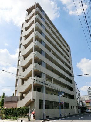 Building appearance. Inagekaigan Station 9 minute walk, Keisei Inage Station 14 mins