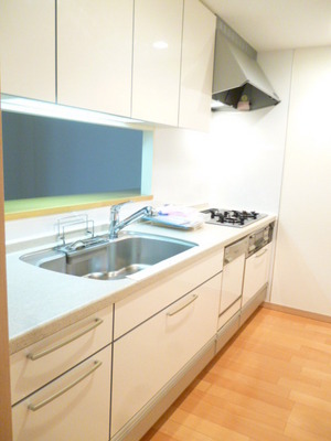 Kitchen. Counter Kitchen: dishwasher, Disposer Yes ・ Enhancement also storage capacity