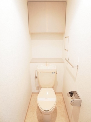 Toilet. Since storage space is, It is easy-to-use toilet