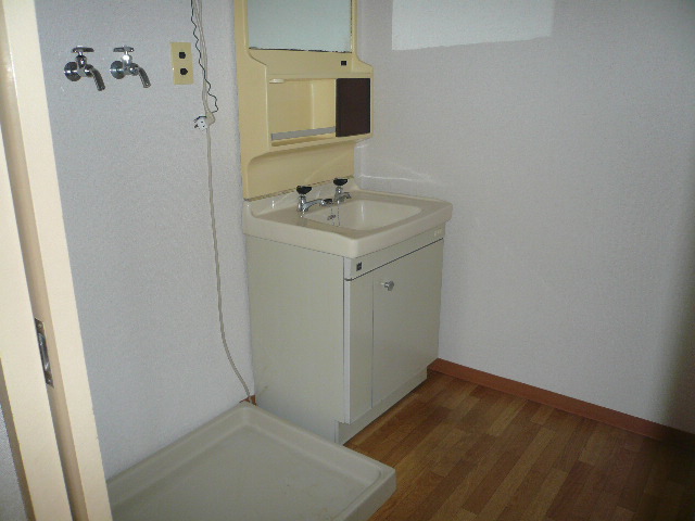 Washroom. Indoor Laundry Storage