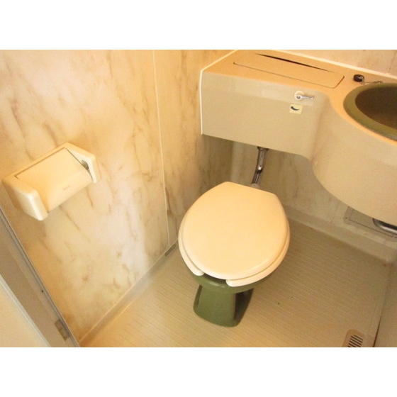 Toilet. Unit bath (toilet and integral)