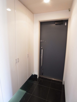 Entrance. There is a shoebox with a height to the front door, You clean and Katazuki