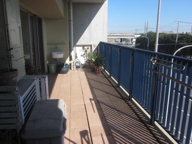 Balcony. Spacious wide balcony of about 19 sq m.