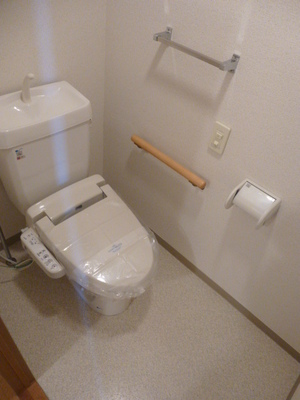 Toilet. With Washlet