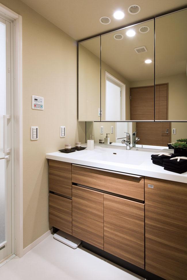 Wash basin, toilet. Vanity of new Lions apartment Original. Indoor (April 2013) Shooting