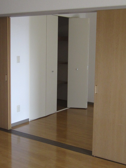 Other room space. Sliding door between Western-style (1) of living