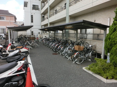 Other common areas. On-site bicycle parking lot