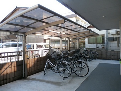 Other common areas. Bicycle parking is recommended on the inside of the auto-lock