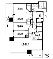 Floor: 4LD ・ K, the occupied area: 114.99 sq m, Price: TBD