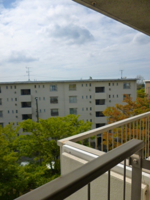 Balcony. View airy good is in the 5th floor.