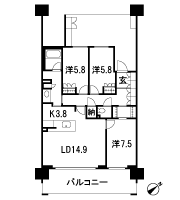 Floor: 3LDK + WTC + N + TR, the occupied area: 88.67 sq m, Price: 35,680,000 yen, now on sale
