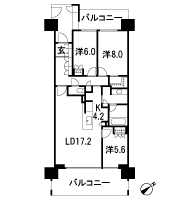 Floor: 3LDK + WIC + TR, the occupied area: 92.39 sq m, Price: 34,280,000 yen, now on sale
