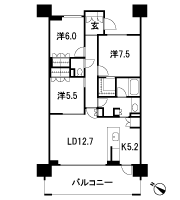 Floor: 3LDK + WIC + TR, the occupied area: 85.61 sq m, Price: 31,380,000 yen, now on sale