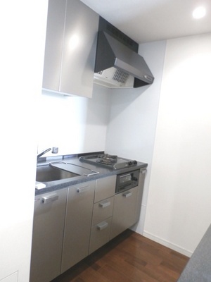 Kitchen. Convenient city gas type of kitchen to self-catering