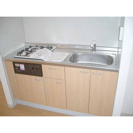 Kitchen. grill ・ Two-burner stove with