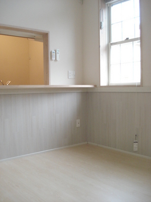 Living and room. Overlooking the kitchen from the living room